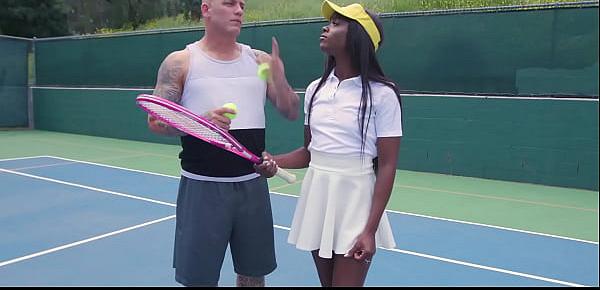  Tennis Babe Ana Foxxx Takes Anal Lessons From Coach